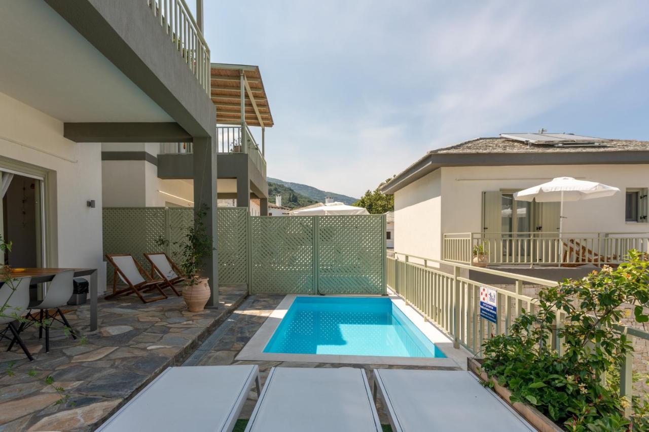 Sea And Sun Luxury Pools' Villas Chorefton Esterno foto