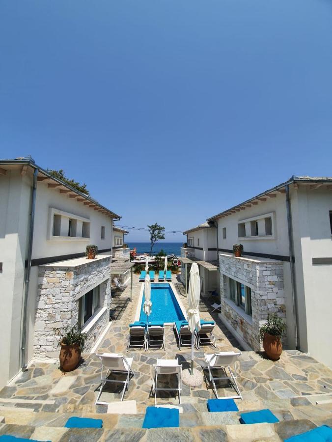 Sea And Sun Luxury Pools' Villas Chorefton Esterno foto