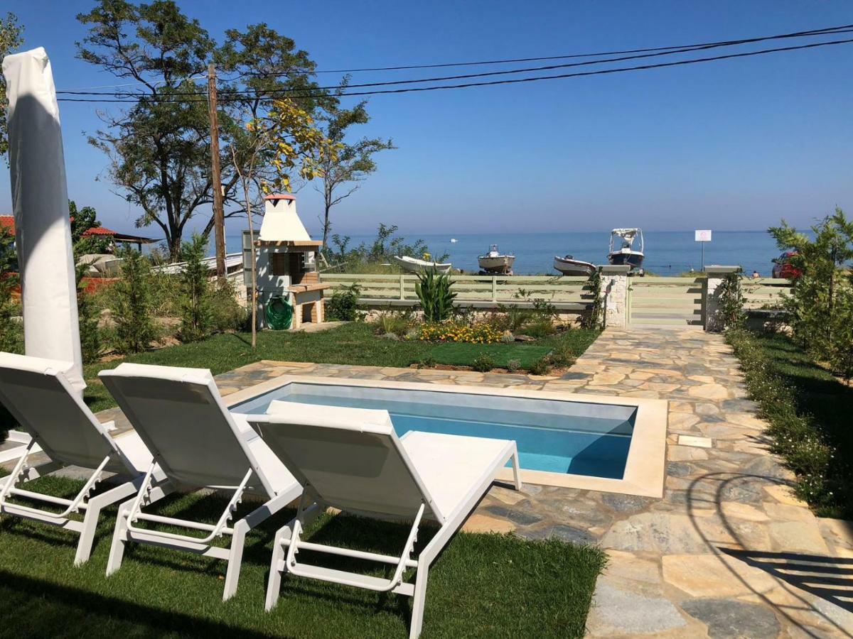 Sea And Sun Luxury Pools' Villas Chorefton Esterno foto